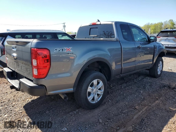 2021 Ford Ranger XL with VIN 1FTER1FH3MLD29200, listed as a Copart auction lot 54966495 with 38,096 mi miles and Salvage Title. Bid and sale history available at carsss.com. Image 3.