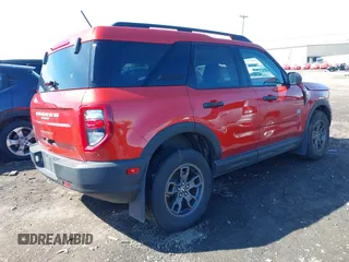 2024 Ford Bronco Sport Big Bend with VIN 3FMCR9B62RRF13820, listed as a IAAI auction lot 42361289 with 4,554 mi miles and . Bid and sale history available at DreamBid. Image 4.
