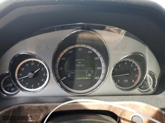 2011 Mercedes-Benz E-Class E 350 Luxury with VIN WDDHF5GB7BA478375, listed as a Copart auction lot 47098635 with 190,161 mi miles and Salvage Title. Bid and sale history available at carsss.com. Image 9.