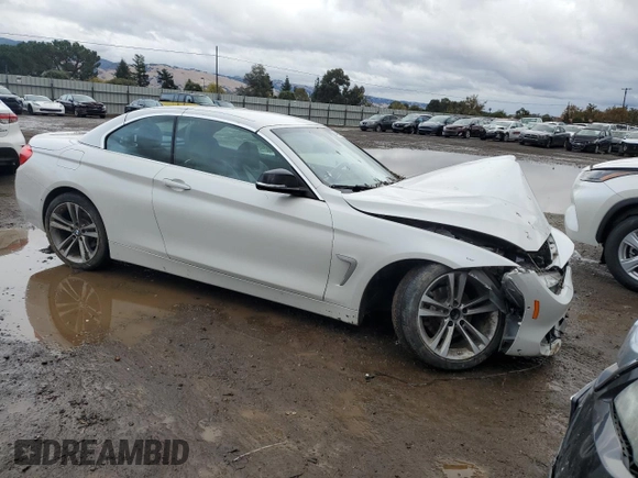 2014 BMW 4 Series 428i with VIN WBA3V7C59EJ872481, listed as a Copart auction lot 82449884 with 82,303 mi miles and Salvage title. Bid and sale history available at DreamBid. Image 4.