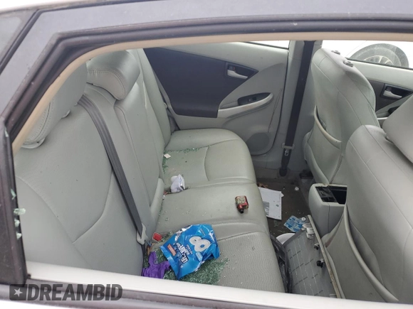 2011 Toyota Prius I with VIN JTDKN3DU8B1362843, listed as a Copart auction lot 53644334 with Not Provided miles and Salvage Title. Bid and sale history available at DreamBid. Image 10.