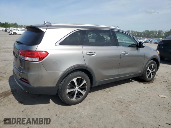 2017 Kia Sorento EX with VIN 5XYPHDA1XHG332653, listed as a Copart auction lot 57770775 with 73,714 mi miles and Clean title. Bid and sale history available at DreamBid. Image 3.