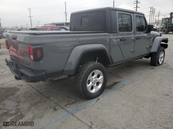 2021 Jeep Gladiator Texas Trail with VIN 1C6JJTAM7ML558492, listed as a Copart auction lot 86909804 with 38,171 mi miles and Salvage Title. Bid and sale history available at carsss.com. Image 3.