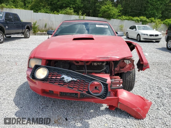 2007 Ford Mustang GT Deluxe with VIN 1ZVHT85H675346717, listed as a Copart auction lot 54911565 with 194,020 mi miles and Salvage title. Bid and sale history available at DreamBid. Image 5.