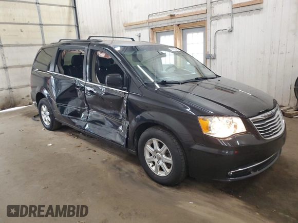 2012 Chrysler Town & Country Touring with VIN 2C4RC1BG3CR299752, listed as a Copart auction lot 54053485 with 228,005 mi miles and Salvage Title. Bid and sale history available at carsss.com. Image 4.