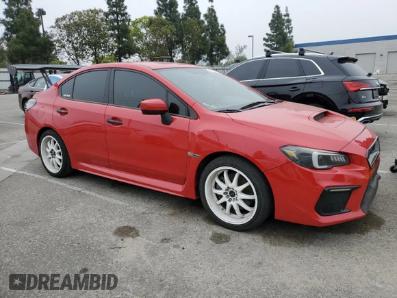 2021 Subaru WRX z VIN JF1VA1A65M9823946, wystawiony jako Copart lot #52560895 z przebiegiem 37 941 mil mil oraz Szkoda całkowita • Salvage title. Historia ofert i sprzedaży dostępna na DreamBid. Obrazek 4.