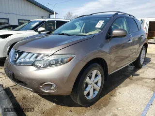 2009 Nissan Murano LE with VIN JN8AZ18W99W214380, listed as a Copart auction lot 48224695 with 146,228 mi miles and Salvage Title. Bid and sale history available at carsss.com. Image 1.