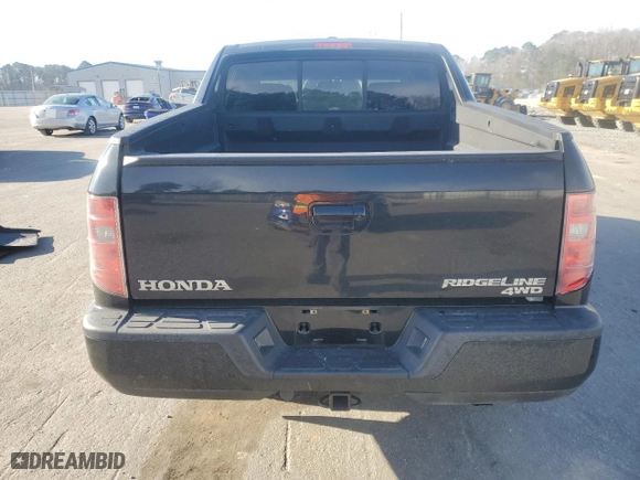 2010 Honda Ridgeline RTL with VIN 5FPYK1F53AB010683, listed as a Copart auction lot 42222215 with 136,816 mi miles and Salvage Title. Bid and sale history available at carsss.com. Image 6.