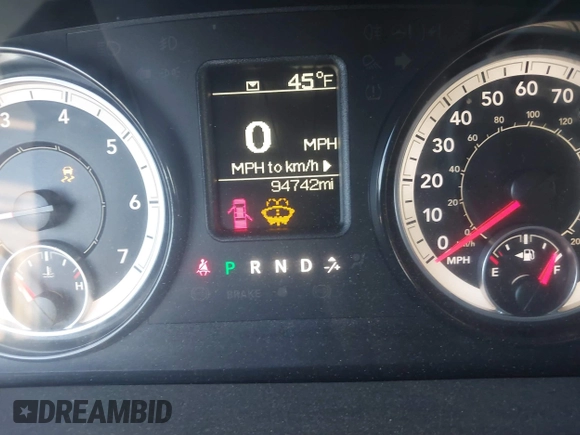 2019 Ram 1500 Classic Tradesman with VIN 1C6RR6FG7KS683916, listed as a IAAI auction lot 41133449 with 94,742 mi miles. Bid and sale history available at carsss.com. Image 7.