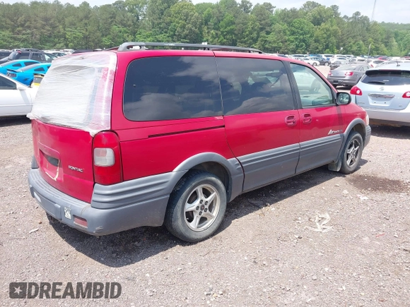 1999 Pontiac Montana with VIN 1GMDX03E6XD186081, listed as a IAAI auction lot 42105419 with 249,120 mi miles and . Bid and sale history available at DreamBid. Image 4.