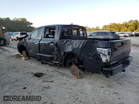 2023 Nissan Titan SV with VIN 1N6AA1ED5PN114394, listed as a Copart auction lot 75536914 with Not provided miles and Non repairable. Bid and sale history available at DreamBid. Image 2.