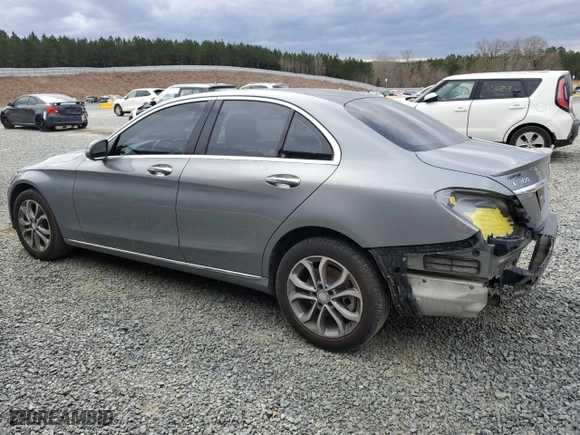 2016 Mercedes-Benz C-Class C 300 Luxury with VIN 55SWF4KB6GU107840, listed as a Copart auction lot 47528655 with 98,833 mi miles and Salvage Title. Bid and sale history available at carsss.com. Image 2.
