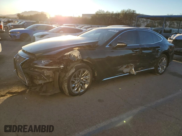 2018 Lexus LS 500 z VIN JTHB51FF3J5004008, wystawiony jako Copart lot #78175134 z przebiegiem 33 983 mil mil oraz Szkoda całkowita • Salvage title. Historia ofert i sprzedaży dostępna na DreamBid. Obrazek 1.