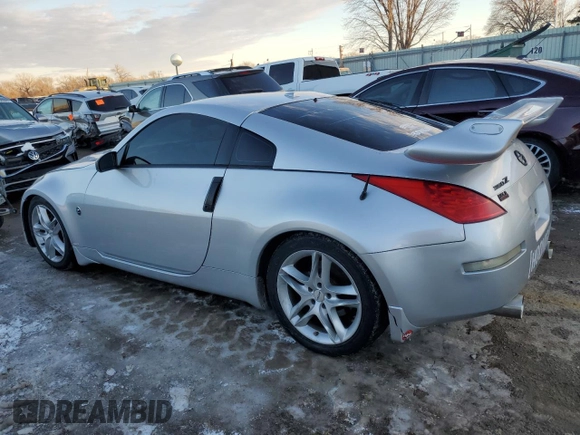 2008 Nissan 350Z Touring z VIN JN1BZ34E18M750200, wystawiony jako Copart lot #87947755 z przebiegiem 185 343 mil mil oraz Szkoda całkowita • Salvage title. Historia ofert i sprzedaży dostępna na DreamBid. Obrazek 2.
