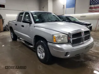 2005 Dodge Dakota SLT with VIN 1D7HE48K25S134365, listed as a Copart auction lot 86855904 with 151,533 mi miles and Salvage Title. Bid and sale history available at DreamBid. Image 4.