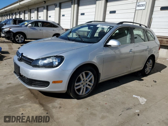 2012 Volkswagen Jetta SportWagen TDI with VIN 3VWPL7AJ5CM676576, listed as a Copart auction lot 46992115 with 145,857 mi miles and Salvage Title. Bid and sale history available at carsss.com. Image 1.