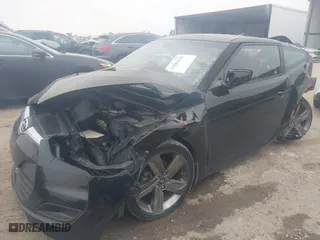 2013 Hyundai Veloster w/Black Int with VIN KMHTC6AD7DU179429, listed as a IAAI auction lot 41583242 with 1 mi miles. Bid and sale history available at carsss.com. Image 16.