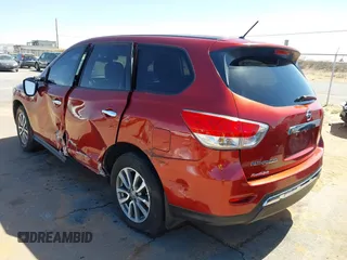 2013 Nissan Pathfinder SV with VIN 5N1AR2MN0DC604756, listed as a IAAI auction lot 41743941 with 87,143 mi miles. Bid and sale history available at carsss.com. Image 3.