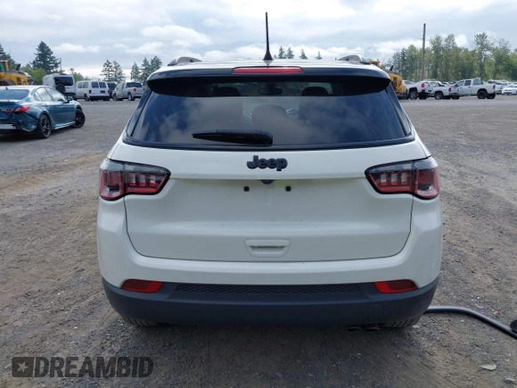 2019 Jeep Compass Latitude with VIN 3C4NJCBB0KT677025, listed as a IAAI auction lot 42574952 with 53,681 mi miles and . Bid and sale history available at DreamBid. Image 16.