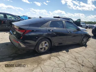 2024 Hyundai Elantra SE with VIN KMHLL4DG8RU831976, listed as a Copart auction lot 57838755 with 6,228 mi miles and Salvage title. Bid and sale history available at DreamBid. Image 3.