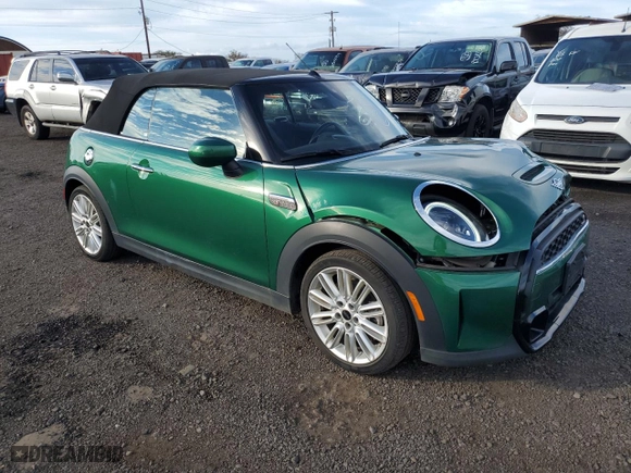 2024 MINI Convertible Cooper S with VIN WMW43DL03R3R99976, listed as a Copart auction lot 88112225 with NaN miles and Clean Title. Bid and sale history available at carsss.com. Image 4.