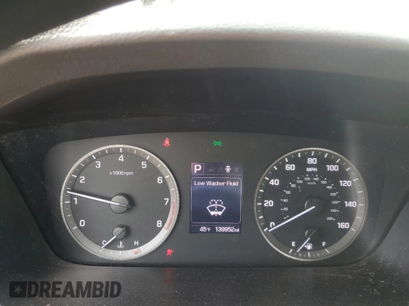 2016 Hyundai Sonata 2.4L with VIN 5NPE24AF4GH401509, listed as a Copart auction lot 44973315 with 139,952 mi miles and Salvage Title. Bid and sale history available at carsss.com. Image 9.