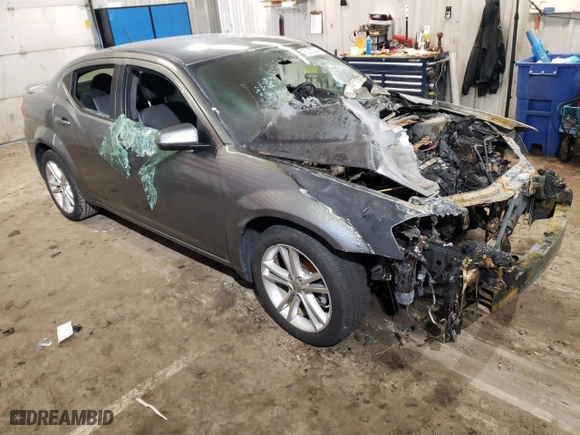 2013 Dodge Avenger SXT with VIN 1C3CDZCB7DN552353, listed as a Copart auction lot 85067244 with 0 mi miles and Salvage Title. Bid and sale history available at carsss.com. Image 4.