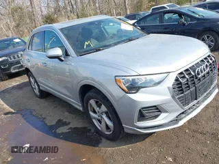 2019 Audi Q3 Premium with VIN WA1AECF32K1078022, listed as a IAAI auction lot 41365692 with 60,756 mi miles. Bid and sale history available at carsss.com. Image 1.