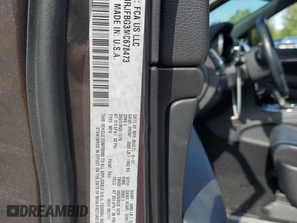 2021 Jeep Grand Cherokee Limited with VIN 1C4RJFBG3MC678473, listed as a Copart auction lot 61011925 with 20,585 mi miles and Salvage title. Bid and sale history available at DreamBid. Image 14.