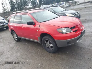 2003 Mitsubishi Outlander LS with VIN JA4LZ31G03U106035, listed as a IAAI auction lot 41489695 with 159,150 mi miles. Bid and sale history available at carsss.com. Image 1.