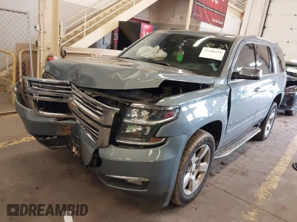 2016 Chevrolet Tahoe LTZ with VIN 1GNSKCKC3GR346276, listed as a IAAI auction lot 41646214 with 102,625 mi miles and . Bid and sale history available at DreamBid. Image 17.