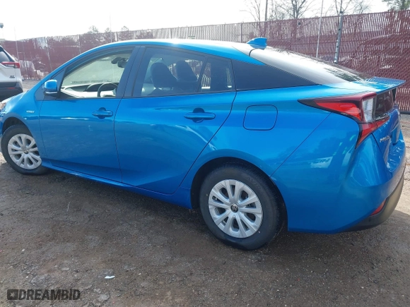 2022 Toyota Prius L Eco with VIN JTDKAMFU2N3187755, listed as a IAAI auction lot 41717916 with 51,015 mi miles. Bid and sale history available at carsss.com. Image 3.