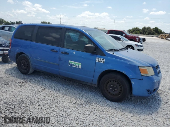 2008 Dodge Grand Caravan SE with VIN 2D8HN44H08R677094, listed as a Copart auction lot 66573804 with 210,318 mi miles and Clean Title. Bid and sale history available at DreamBid. Image 4.