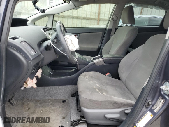 2014 Toyota Prius Four z VIN JTDKN3DU6E0386410, wystawiony jako Copart lot #53746755 z przebiegiem Nie podano mil oraz Szkoda całkowita • Salvage title. Historia ofert i sprzedaży dostępna na DreamBid. Obrazek 7.