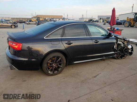 2015 Audi A6 3.0T Premium Plus with VIN WAUFGAFCXFN016132, listed as a Copart auction lot 50551585 with 90,637 mi miles and Salvage Title. Bid and sale history available at carsss.com. Image 3.