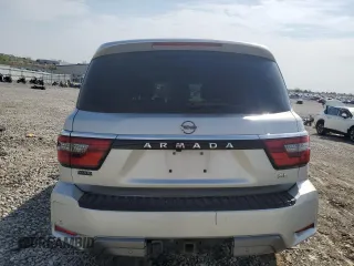 2021 Nissan Armada SL z VIN JN8AY2BC1M9146364, wystawiony jako Copart lot #52925305 z przebiegiem 167 809 mil mil oraz Szkoda całkowita • Salvage title. Historia ofert i sprzedaży dostępna na DreamBid. Obrazek 6.