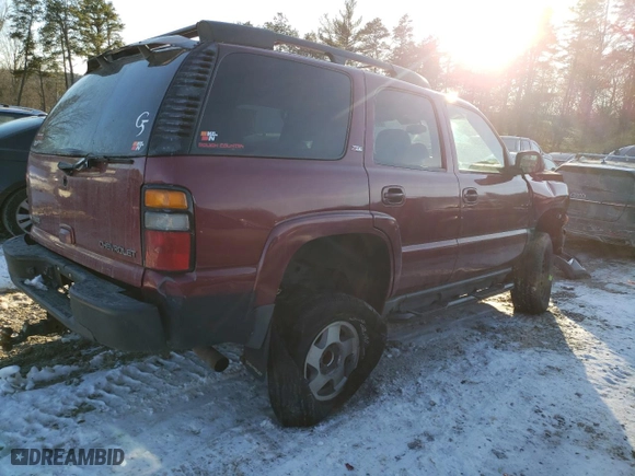 2005 Chevrolet Tahoe Z71 with VIN 1GNEK13T25R216504, listed as a Copart auction lot 86710384 with 0 mi miles and Clean Title. Bid and sale history available at carsss.com. Image 3.