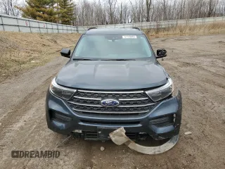 2023 Ford Explorer XLT with VIN 1FMSK8DH7PGC06589, listed as a Copart auction lot 51143865 with 23,614 mi miles and Salvage Title. Bid and sale history available at carsss.com. Image 5.