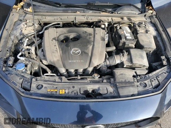 2019 Mazda 3 with VIN JM1BPALM3K1108909, listed as a Copart auction lot 44447385 with 109,442 mi miles and Salvage title. Bid and sale history available at DreamBid. Image 12.