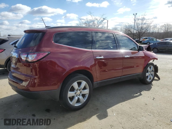 2017 Chevrolet Traverse LT with VIN 1GNKRGKD7HJ126814, listed as a Copart auction lot 47560705 with 101,884 mi miles and Salvage Title. Bid and sale history available at DreamBid. Image 3.