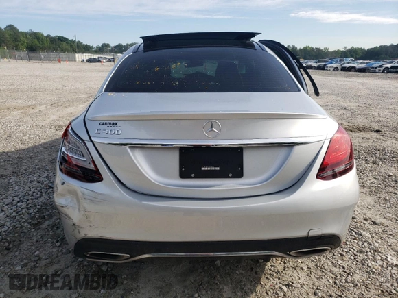 2021 Mercedes-Benz C 300 with VIN W1KWF8DB1MR604683, listed as a Copart auction lot 55934465 with Not provided miles and Salvage title. Bid and sale history available at DreamBid. Image 6.