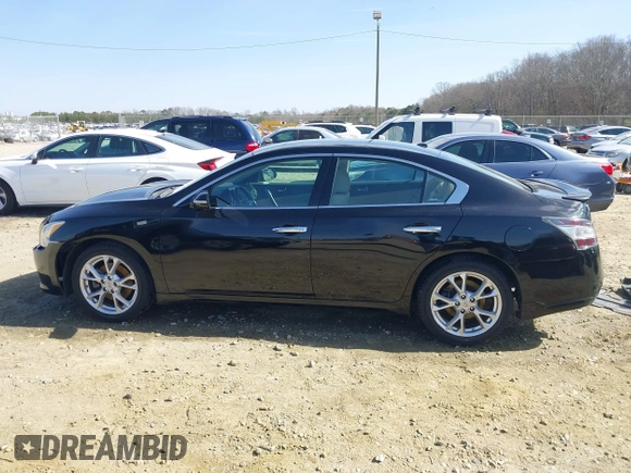 2012 Nissan Maxima SV with VIN 1N4AA5AP1CC860802, listed as a IAAI auction lot 41758190 with 188,587 mi miles and . Bid and sale history available at DreamBid. Image 15.