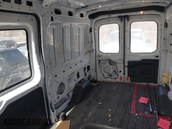 2015 Ford Transit Cargo with VIN 1FTNE2CMXFKA06516, listed as a IAAI auction lot 41650498 with 281,654 mi miles and . Bid and sale history available at carsss.com. Image 19.