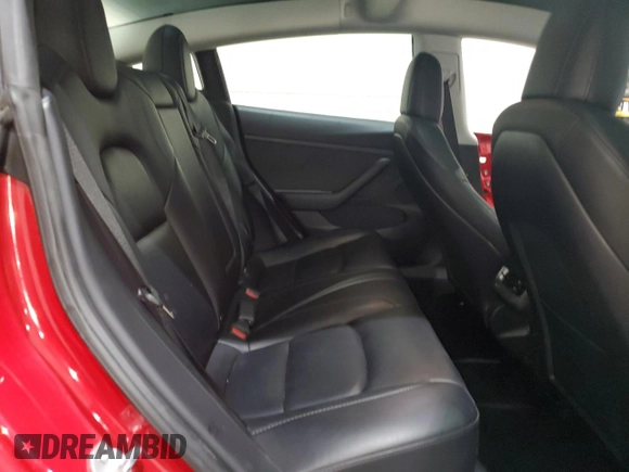 2023 Tesla Model 3 with VIN 5YJ3E1EA8PF448830, listed as a Copart auction lot 54058455 with 47,395 mi miles and Clean Title. Bid and sale history available at DreamBid. Image 10.