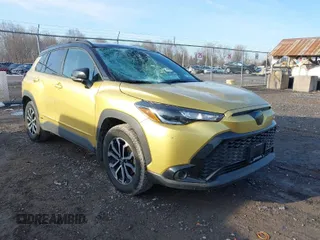 2023 Toyota Corolla Cross Hybrid S with VIN 7MUFBABG0PV016572, listed as a IAAI auction lot 41747214 with 10,935 mi miles and . Bid and sale history available at DreamBid. Image 1.