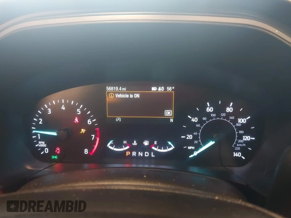2020 Ford Escape S with VIN 1FMCU0F66LUB67615, listed as a IAAI auction lot 42161163 with 56,819 mi miles and . Bid and sale history available at DreamBid. Image 7.
