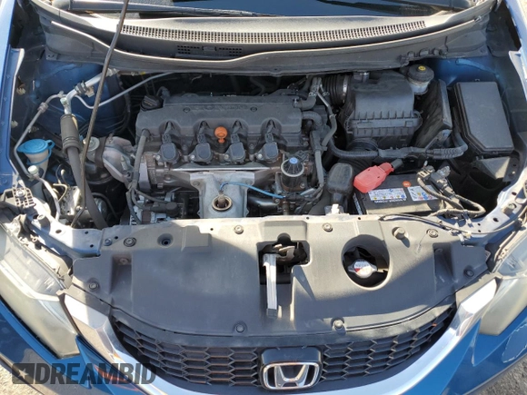 2015 Honda Civic EX with VIN 19XFB2F86FE220529, listed as a Copart auction lot 50651125 with 105,982 mi miles and Salvage Title. Bid and sale history available at DreamBid. Image 11.