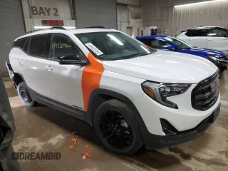 2021 GMC Terrain SLT with VIN 3GKALVEV7ML401992, listed as a Copart auction lot 84520944 with 26,615 mi miles and Salvage Title. Bid and sale history available at DreamBid. Image 4.