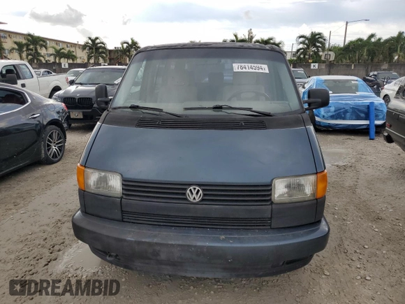 1993 Volkswagen EuroVan с VIN WV2MC0707PH010911, выставлен на аукционе Copart как лот 78414594 с пробегом 191 174 миль миль и Чистый • Clean title. История ставок и продаж доступна на DreamBid. Изображение 5.