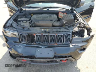 2021 Jeep Grand Cherokee Trailhawk with VIN 1C4RJFLG2MC716905, listed as a Copart auction lot 58635574 with 0 mi miles and Salvage Title. Bid and sale history available at carsss.com. Image 12.